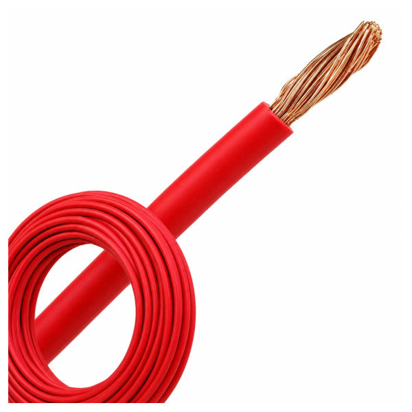 H07V-K 6mm² Flexible Electrical Cable Red - 1M 