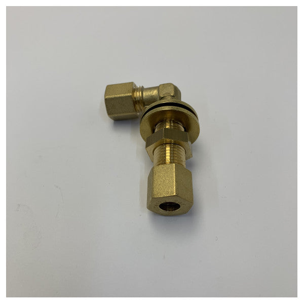 GOK 8 mm kulmaputkiliitin - CW617N messinki meriputkiliitin 