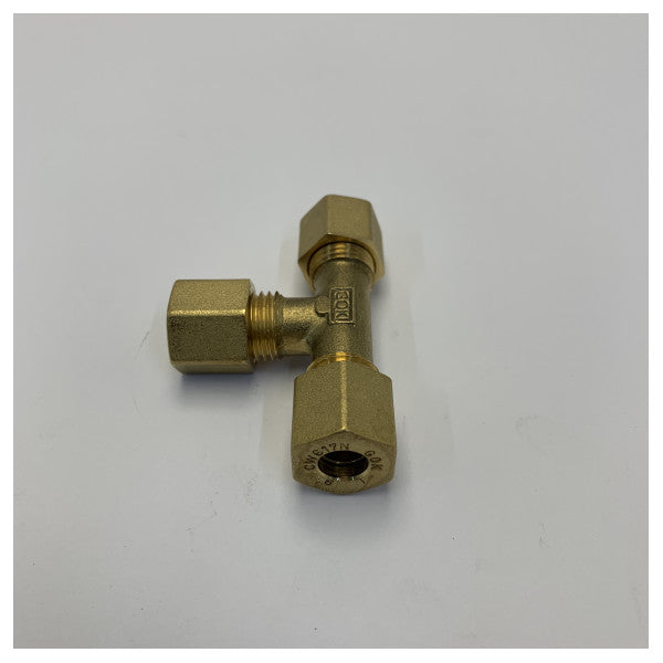 GOK Brass T-stykke gasfitting CW617N - marine yacht VVS-connector 