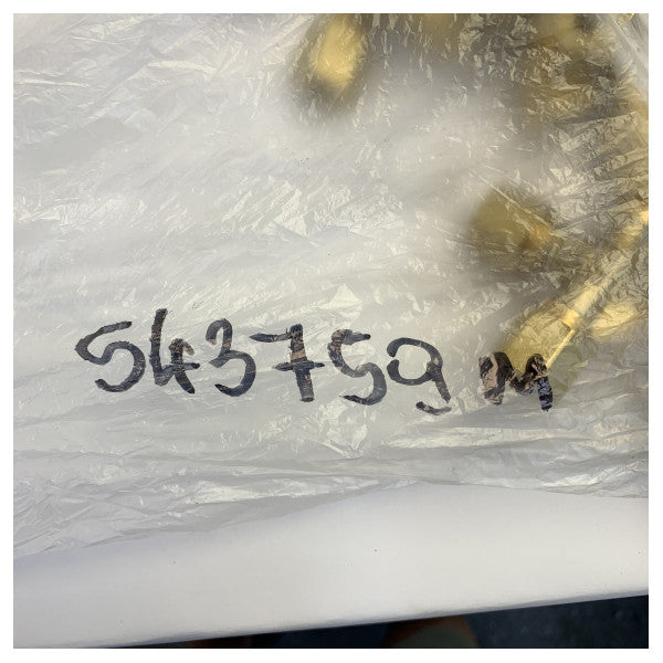 GOK Brass T-stykke gasfitting CW617N - marine yacht VVS-connector 