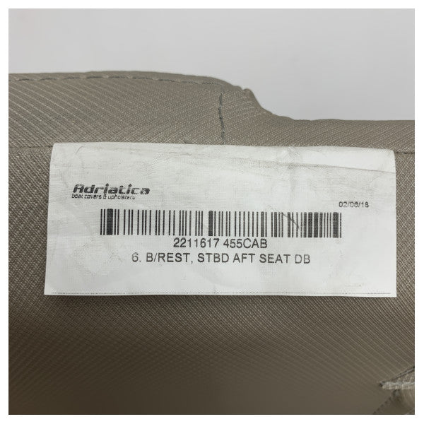Quicksilver 455 Cabin Backrest seat cushion starboard side aft - 2211617 
