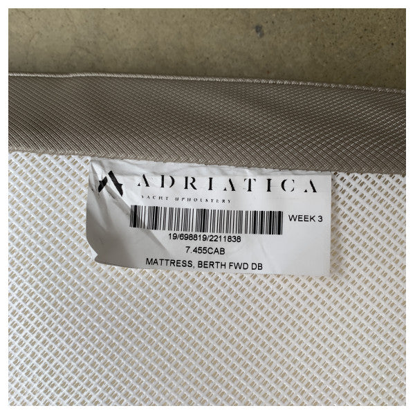 クイックシルバー アクティブ 455 キャビン フロント マットレス インレイ クッション グレー - 2211838 