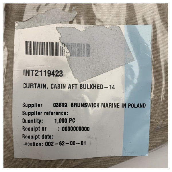 Quicksilver Activ 705 Aft Cabin Bulkhead завеса Бежов - 2119423 