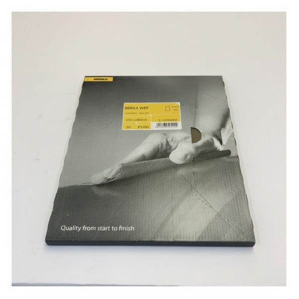 Mirka WPF Waterproof Sanding Paper P1000 - 230x280mm Sheet 