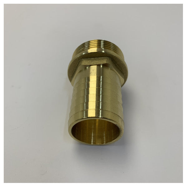 Maestrini 1-1/2inch x 38mm slangestuds til han-gevind adapter - 7156H-38 