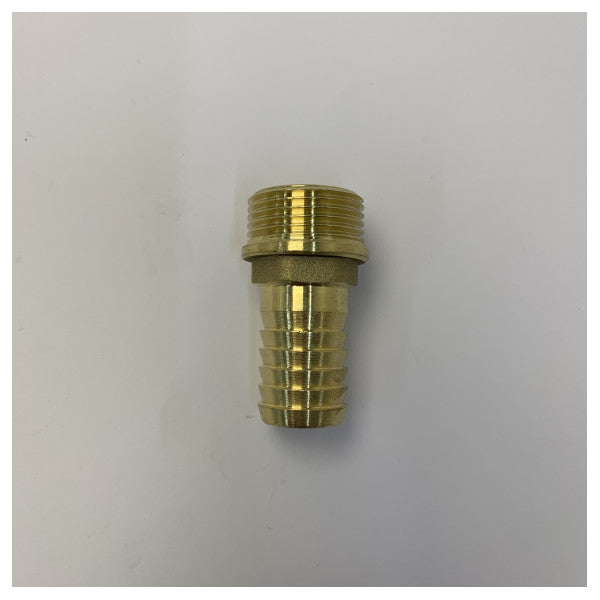 Maestrini 1inch x 25mm Brass Hose Tail Connector 90 Degree Elbow - 7156F-25