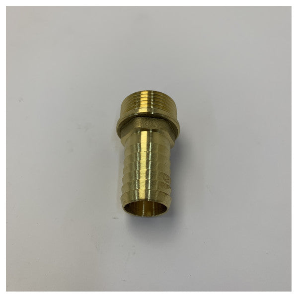 Maestrini 1inch x 25mm Brass Hose Tail Connector 90 Degree Elbow - 7156F-25