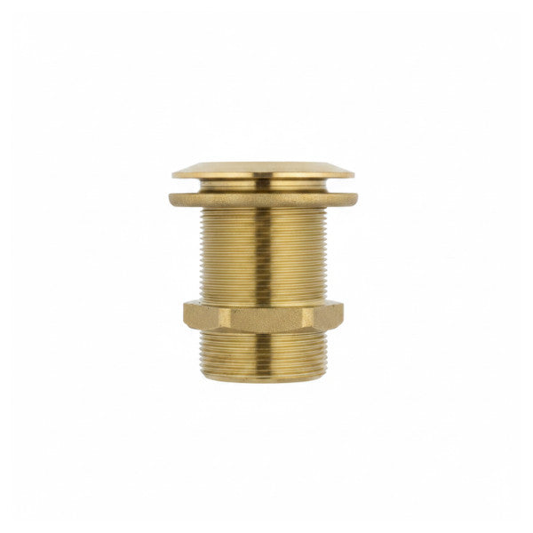 Maestrini Racor espiga para manguera de latón cromado de 2 pulgadas 7053I 