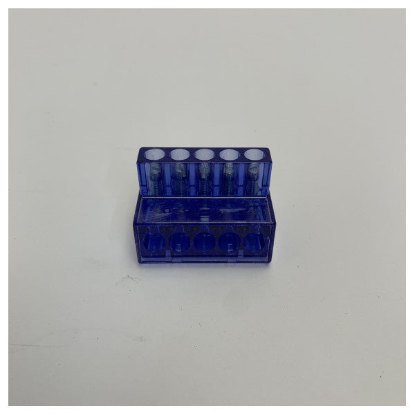 BEM Bloque de terminales de distribución eléctrica aislado, 5 polos, 16 mm 