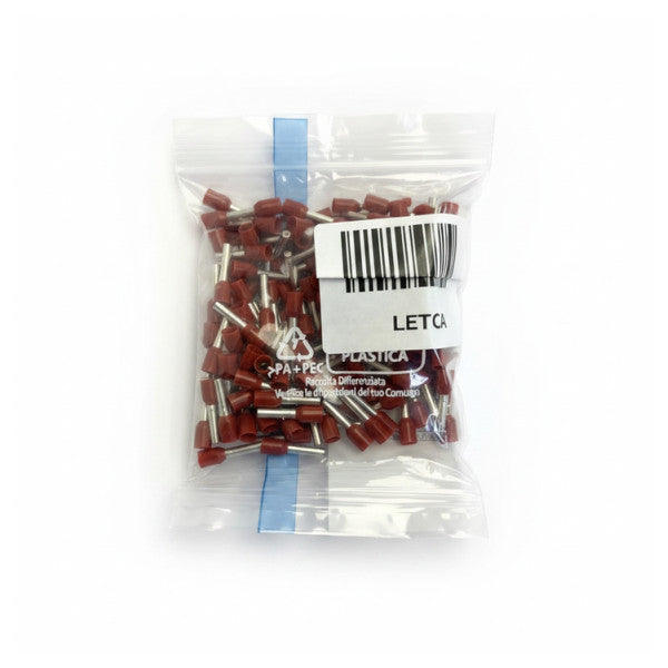 Terminais de fio isolados 1,5 mm² Vermelho 