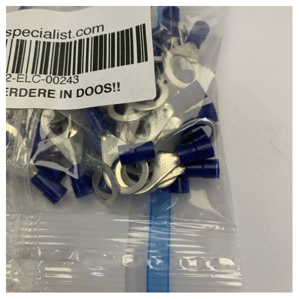 1,5-2,5 mm izolirani spojni prstenasti konektor plavi 50 kom 