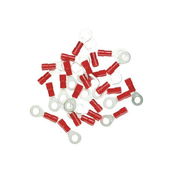 Terminal de anillo aislado 1,5 mm² M5 rojo 100 uds 