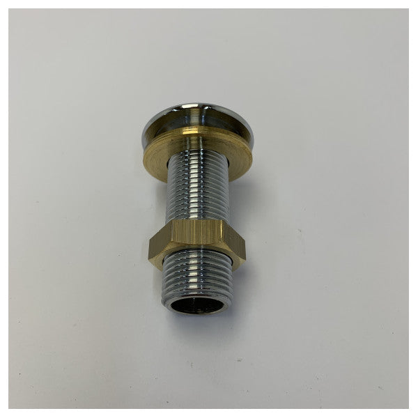 Maestrini 1/2 Inch Konnettur tal-Korda tal-Manka tal-Ottone miksija bil-Kromju - C0051D 