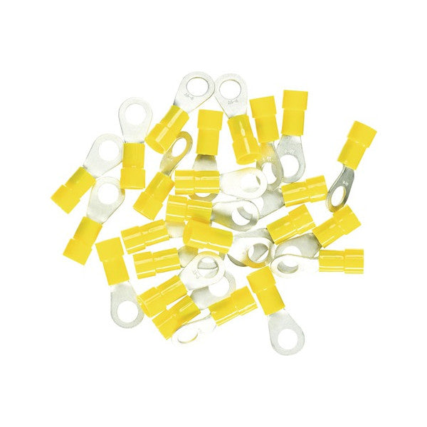 Isolert ringkabelsko M6 gul 46 mm² 50 stk 