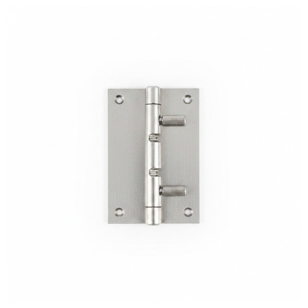 Marine Stainless Steel Hinge with Knurled Tool-Free Pins - 540926M