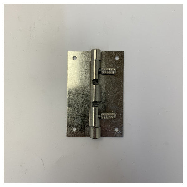 Marine Stainless Steel Hinge with Knurled Tool-Free Pins - 540926M