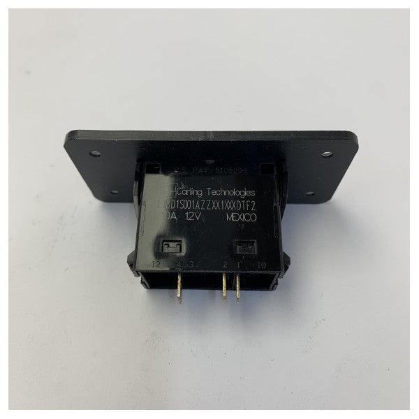 Dometic 5105059 Interruptor basculante marítimo 10A 12V - Carling Technologies 