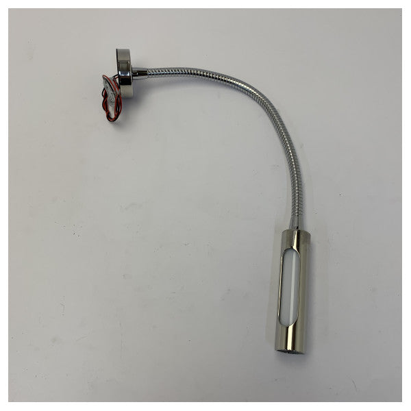 Luce di lettura LED Quick Califfa Marine - Braccio flessibile Rosso/Bianco per interni yacht L 