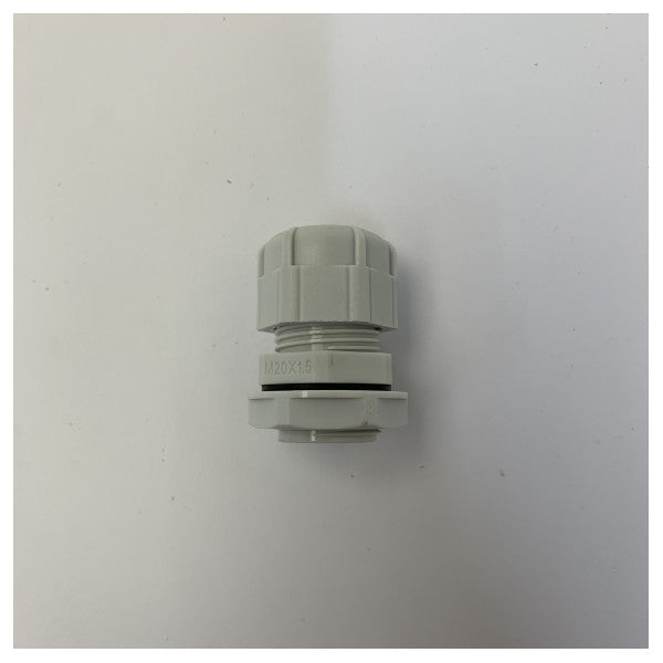 M20 x 1.5 Metric Cable Gland 6-12mm - Grey Marine Grade Waterproof Connector