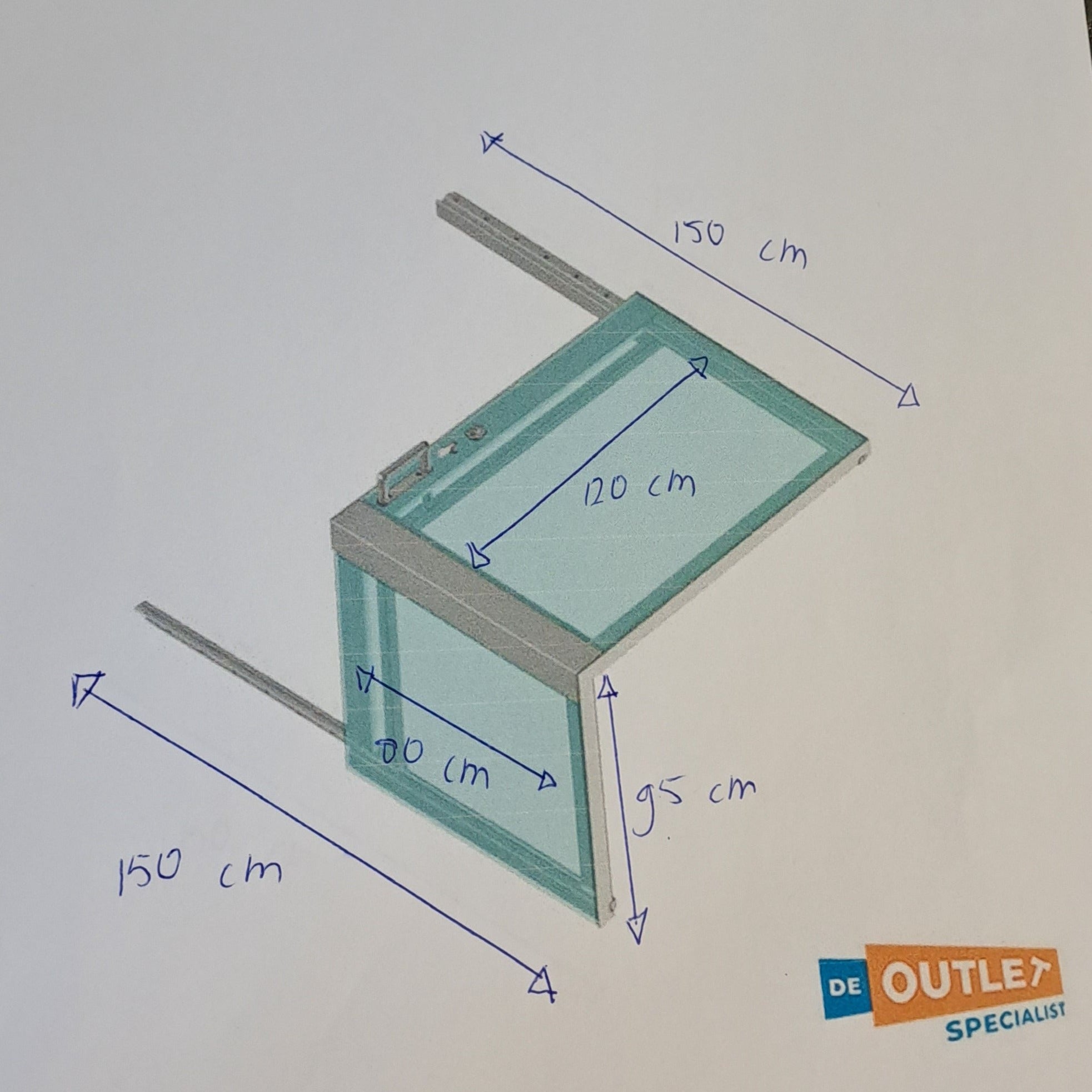 OPACMARE 2534 OUVERTISSEMENT COMPACION | Flybridge Hatch - 2534.10.00