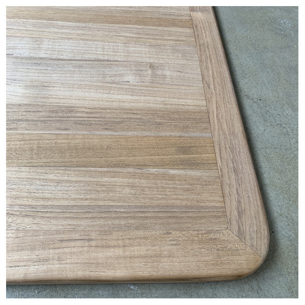 Teak cockpit table top size 135 x 67 cm for Quicksilver 755 and Uttern C77