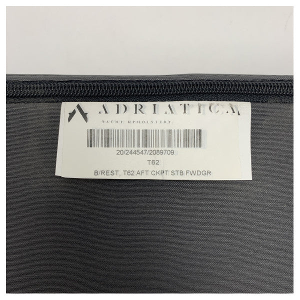 Uttern T62 Aft Cockpit Backrest Cushion Starboard Side Antracite - 2089709