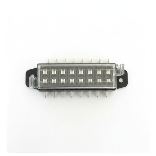 Marine Blade Fuse Block with Clear Cover for 12V/24V Systems -010