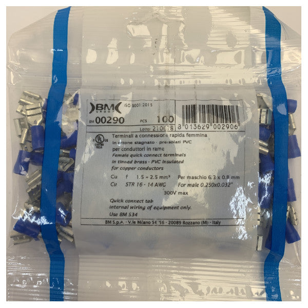 Conector elétrico marinho NAT.KON. F 2.5/6.6 MO - 00290 100pcs 