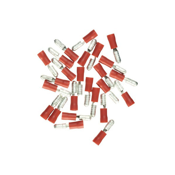 Conector Bullet Isolado Vermelho 1.5/4mm CIL.KON. M 1,5/4 RD 100pcs 
