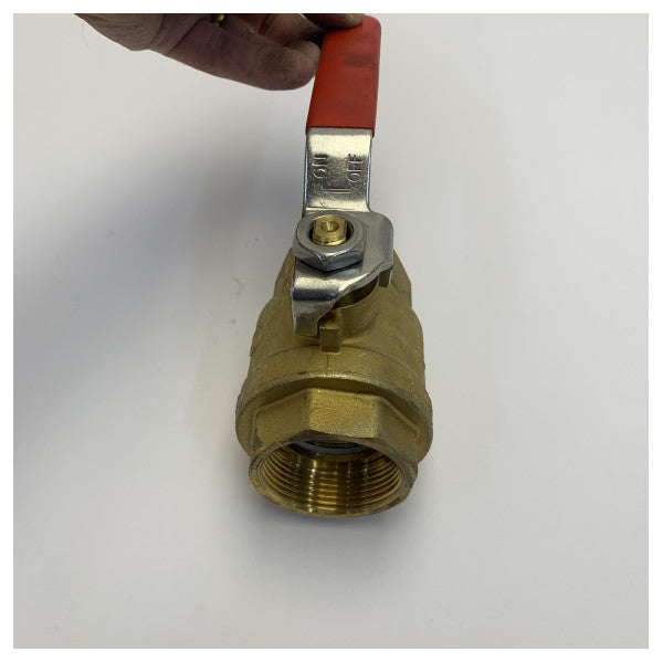 Maestrini 1-1/2inch krompläterad mässingsslussventil - 5140H 