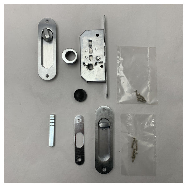 Serratura per porta scorrevole in acciaio inox Wurth per uso navale - B1R.U-KIT W