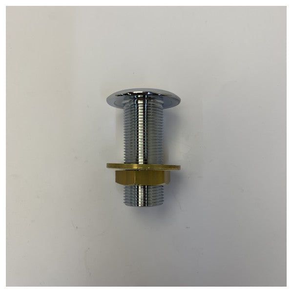 Maestrini 3/4 inç Krom Kaplamalı Pirinç Hortum Ucu Bağlantı Parçası C0051E 