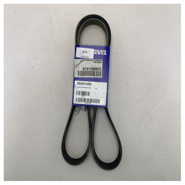 Volvo Penta V-ribbed drive belt black - 20451458