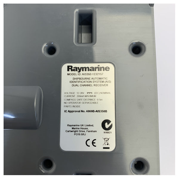 Raymarine AIS350 Δέκτης AIS Διπλού Καναλιού E32157 Ναυτικά Ηλεκτρονικά 