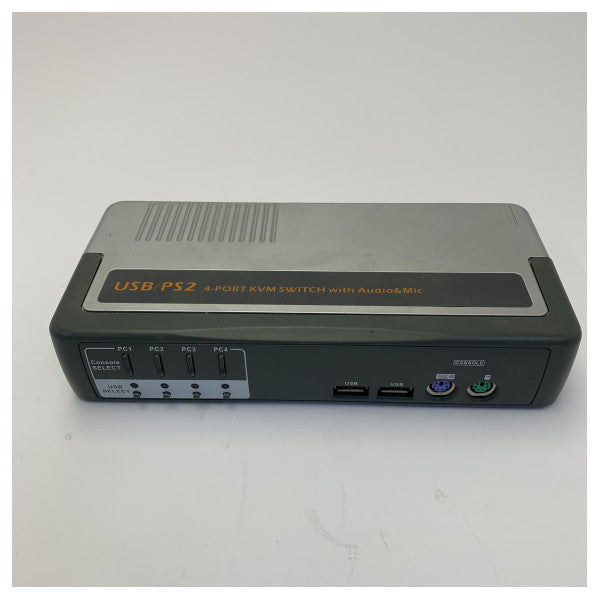 Adaptador de comutador KVM USB para PS/2 para teclado e rato - TEB25-USB-PS2 -Usado 