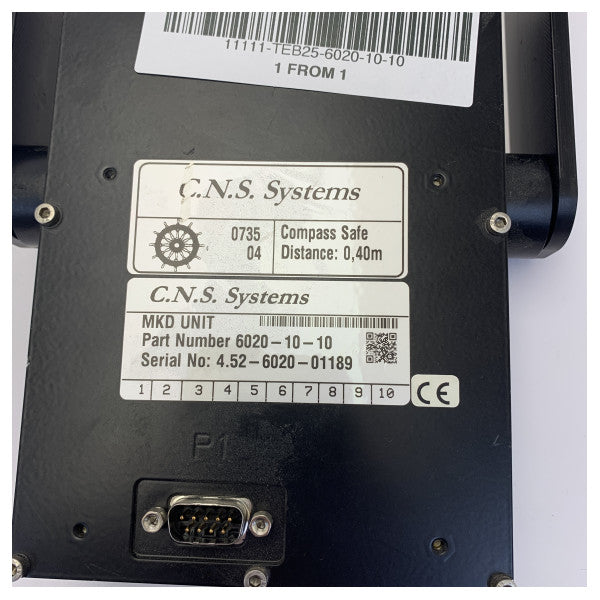 Dispositivo de entrada do painel de controlo Alphatron CNS AIS 6020-10-10 - Usado 