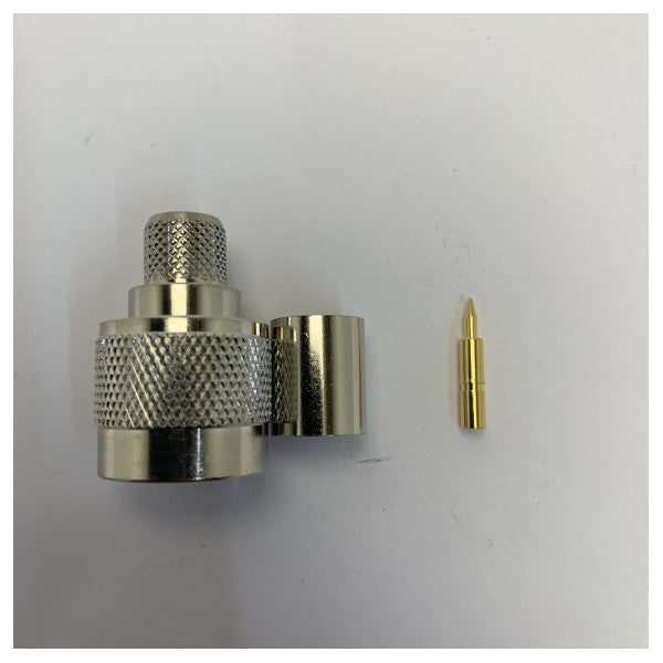 Amphenol N-han RF-stik, klemmetype, guldbelagt pin - CON NM091 