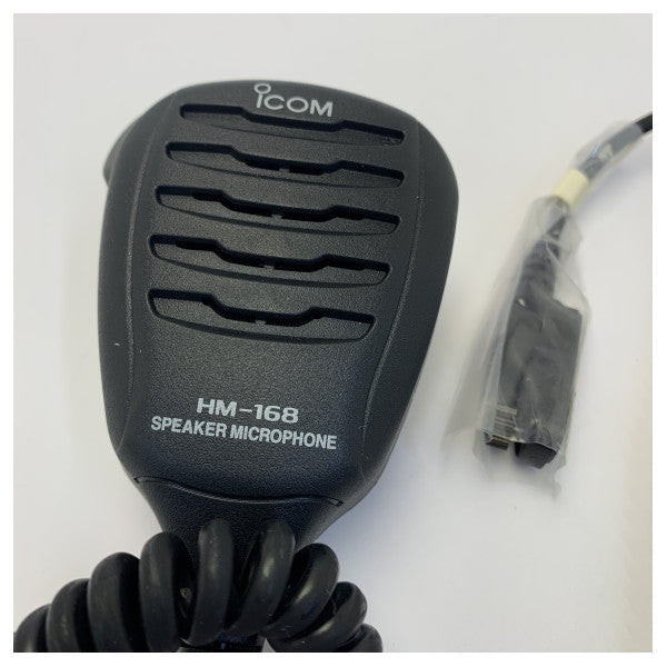 Microfono altoparlante portatile impermeabile Icom HM-168 IP67 per radio VHF marino 