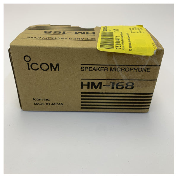 Microfono altoparlante portatile impermeabile Icom HM-168 IP67 per radio VHF marino 