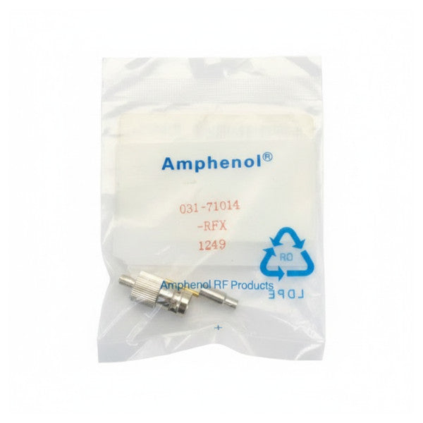 Conector recto BNC Amphenol para crimpado para cable RG59 - RG59 