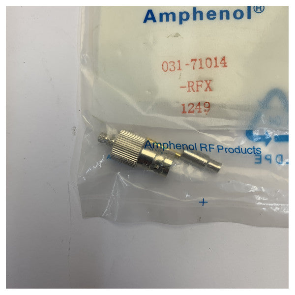 Conector recto BNC Amphenol para crimpado para cable RG59 - RG59 