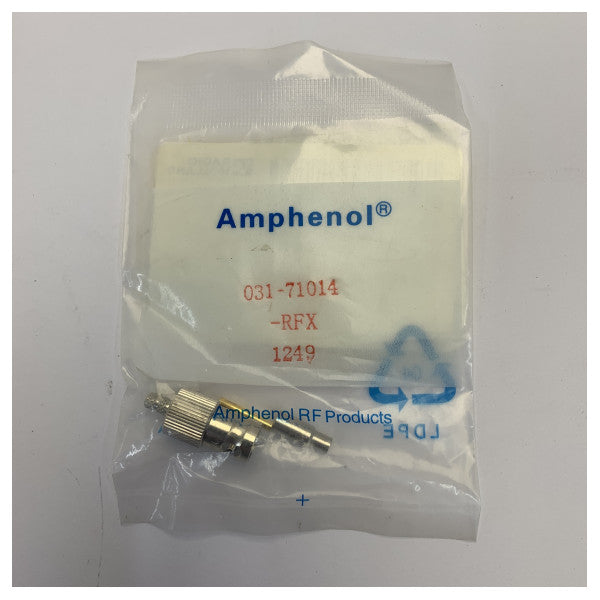 Conector recto BNC Amphenol para crimpado para cable RG59 - RG59 