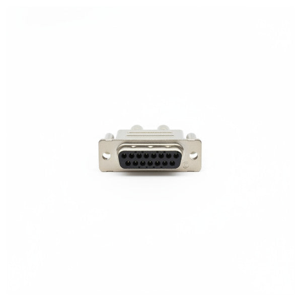 Conector fêmea D-Sub de 15 pinos SD15F - tomada eletrónica de 15 polos - sem caixa 
