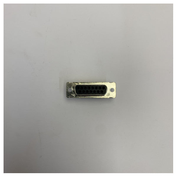 Conector fêmea D-Sub de 15 pinos SD15F - tomada eletrónica de 15 polos - sem caixa 