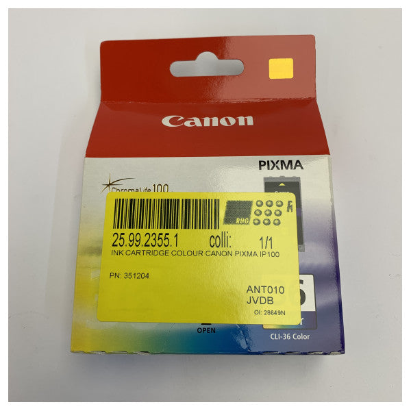Canon CLI-36 farveblækpatron - 1511B001 - Original blækbeholder til inkjet 