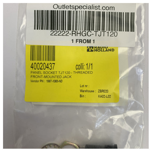 Nexus Panelbuchse Elektrischer Verbinder - TJT120 - TJT1 