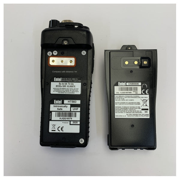 Entel HT583 UHF Deniz El Telsizi IECEx IIA Doğası Gereği Emniyetli 