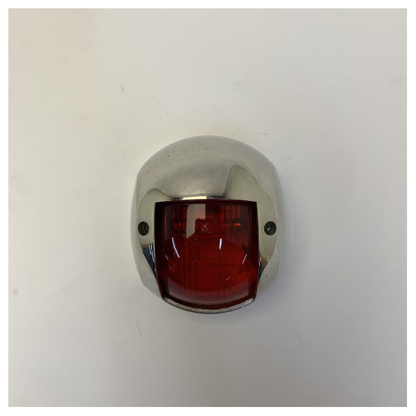 Osculati 11.0447.01 Lampa nawigacyjna rufowa ze stali nierdzewnej — czerwony klosz 