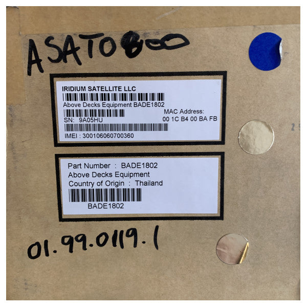 Приемник за иридий над палубата тип BADE1802 