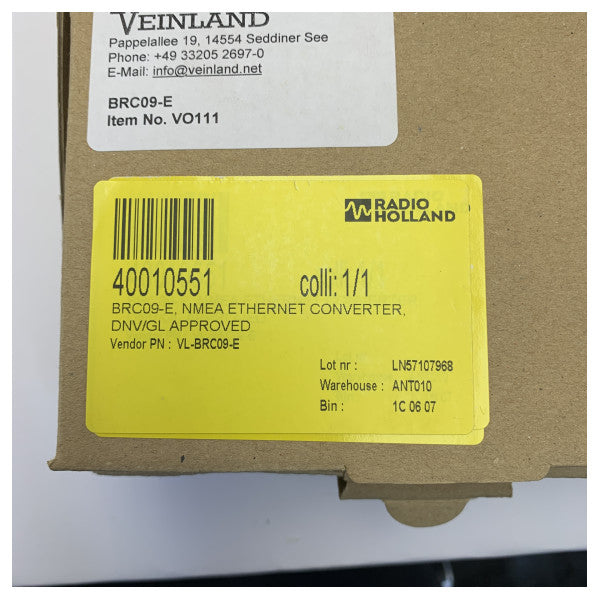 Módulo de interface marítima Veinland VL-BRC09-E com Lantronix XPort Network Connect 